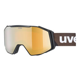 Gogle narciarskie Uvex Gravity FM Black Mat Mirror Gold S2 OTG 2025