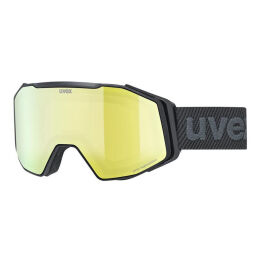 Gogle narciarskie Uvex Gravity FM Black Mat Mirror Yellow S3 OTG 2025