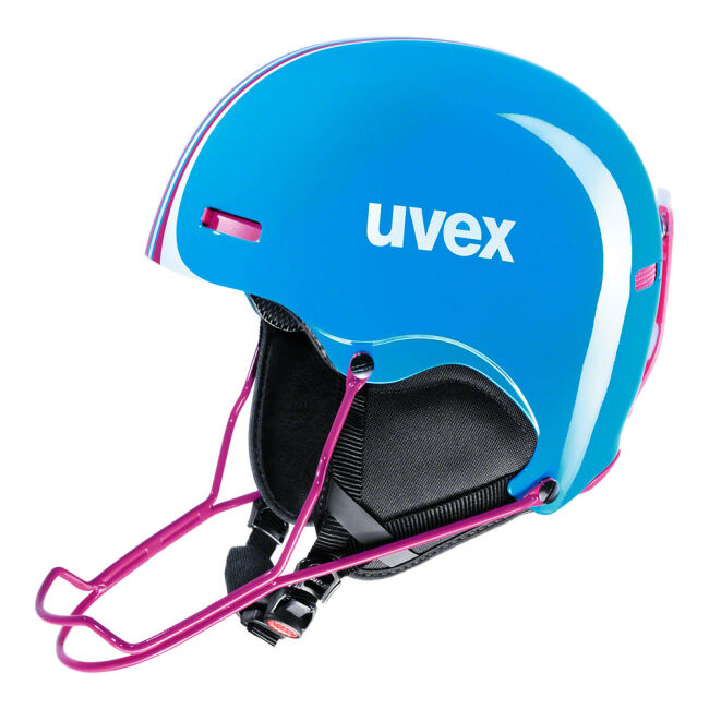 Kask narciarski dziecięcy Uvex Hlmt 5 Race Cyan Pink / Outlet