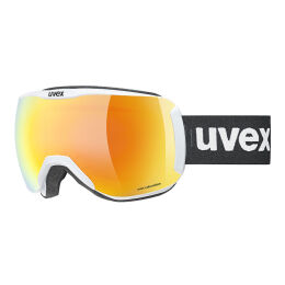 Gogle narciarskie Uvex Downhill 2100 CV Race White Mat Mirror Orange OTG S2 2025