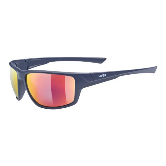 Okulary sportowe Uvex Sportstyle 230 Blue Mat Mirror Red S3
