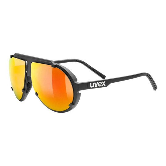 Okulary Uvex Esntl Pina Black Matt Mirror Red S3