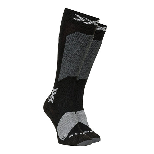 Skarpety narciarskie X-Socks Ski Discover Black Light Grey 2026