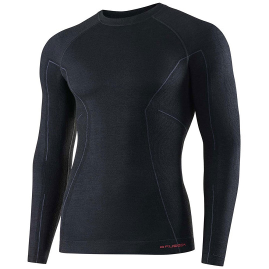 Bluza męska termoaktywna termiczna Brubeck Active Wool Black 2026