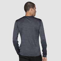 Koszulka techniczna Salewa Puez Melange Dry Long Tee Black Out Melange 2027