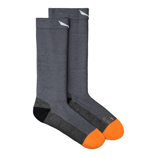 Skarpety Salewa Mtn Trn Am M Crew Sock Grey Melange 2027