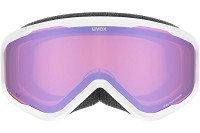 Gogle narciarskie dziecięce Uvex Speedy Nova FM White Matt / Mirror Rose OTG S2 2027
