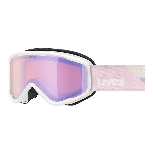 Gogle narciarskie dziecięce Uvex Speedy Nova FM White Matt / Mirror Rose OTG S2 2027