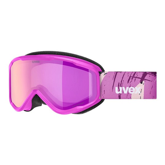 Gogle narciarskie dziecięce Uvex Speedy Nova FM Pink Matt / Mirror Pink OTG S2 2027