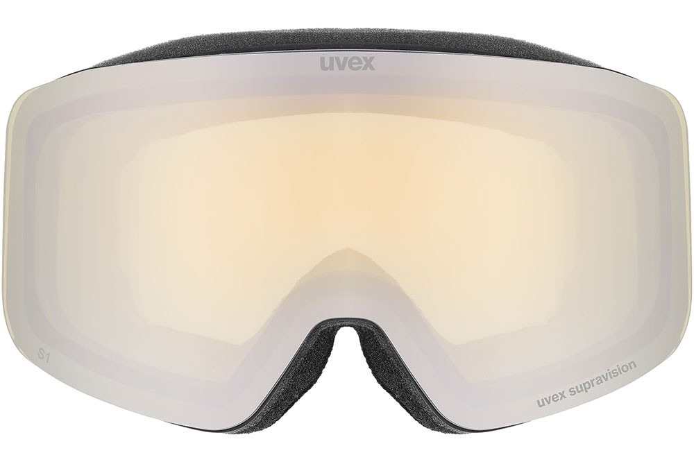 Gogle narciarskie dziecięce Uvex Pwdr FM Black Matt / Mirror Platin OTG S1 2027