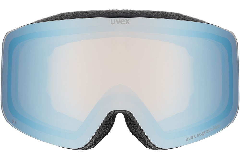 Gogle narciarskie dziecięce Uvex Pwdr FM Black Matt / Mirror Sapphire OTG S1 2027