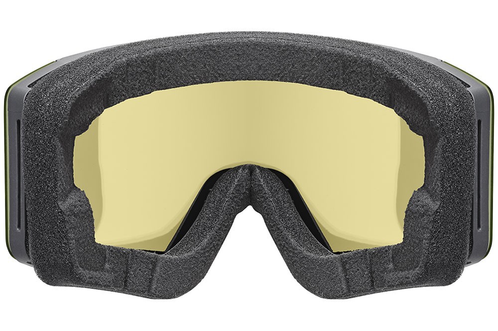 Gogle narciarskie Uvex Ignite FM Black Matt / Mirror Yellowgreen OTG S1 2027