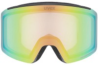 Gogle narciarskie Uvex Ignite FM Black Matt / Mirror Yellowgreen OTG S1 2027
