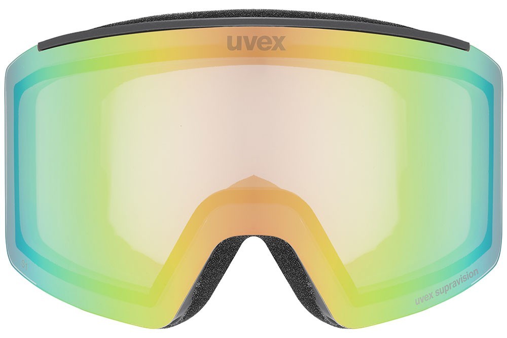 Gogle narciarskie Uvex Ignite FM Black Matt / Mirror Yellowgreen OTG S1 2027