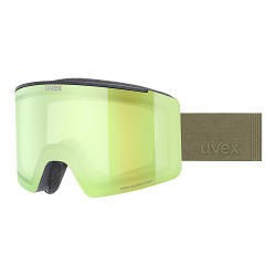 Gogle narciarskie Uvex Ignite FM Black Matt / Mirror Yellowgreen OTG S1 2027