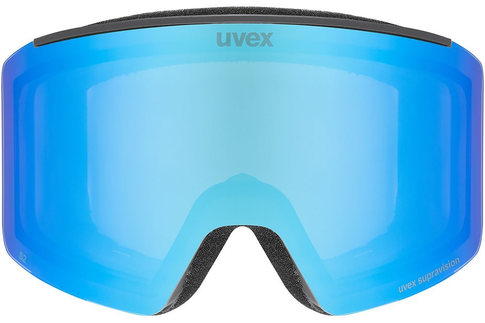 Gogle narciarskie Uvex Ignite FM Black Matt / Mirror Blue OTG S2 2027