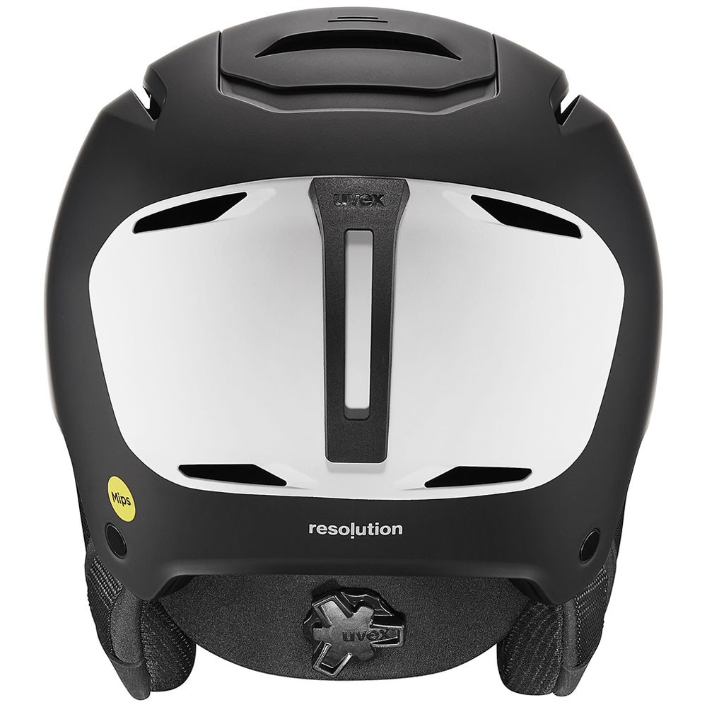 Kask narciarski Uvex Resolution MIPS Black White Matt 2027