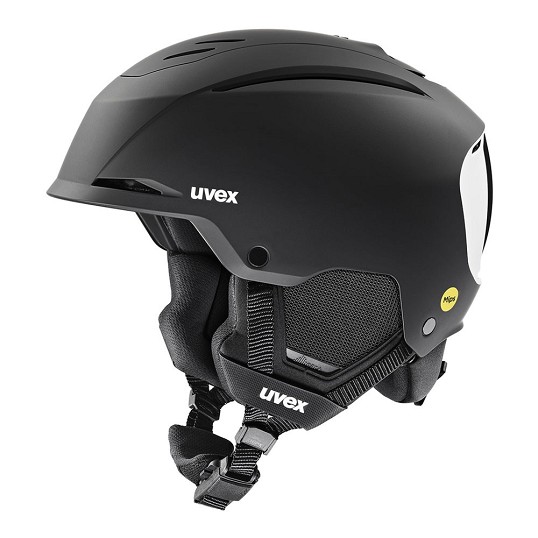 Kask narciarski Uvex Resolution MIPS Black White Matt 2027