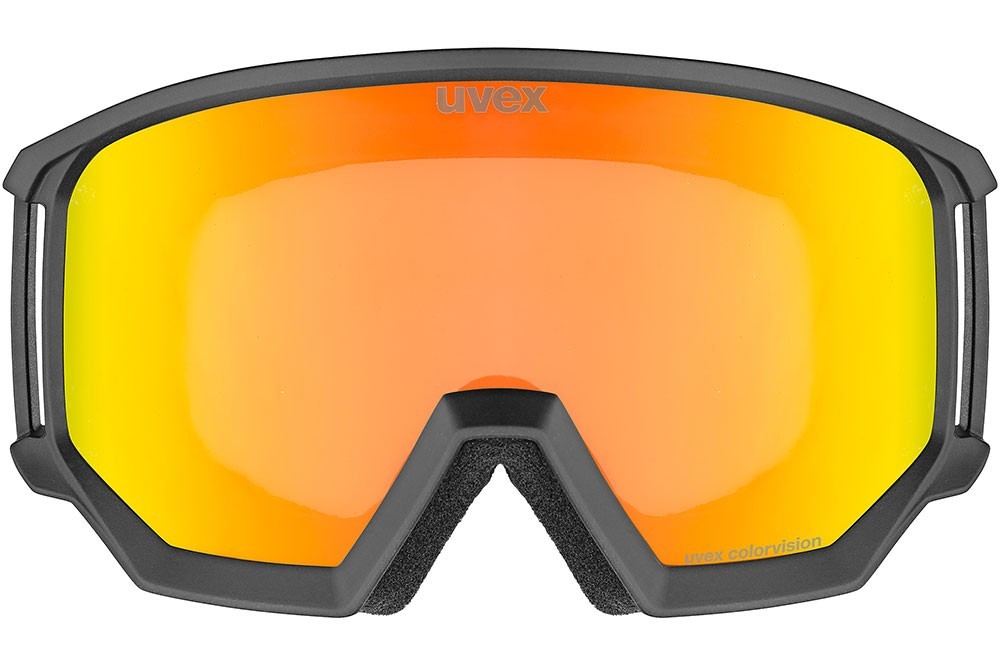 Gogle narciarskie Uvex Athletic CV Race Black Matt / Mirror Orange S2 OTG 2027