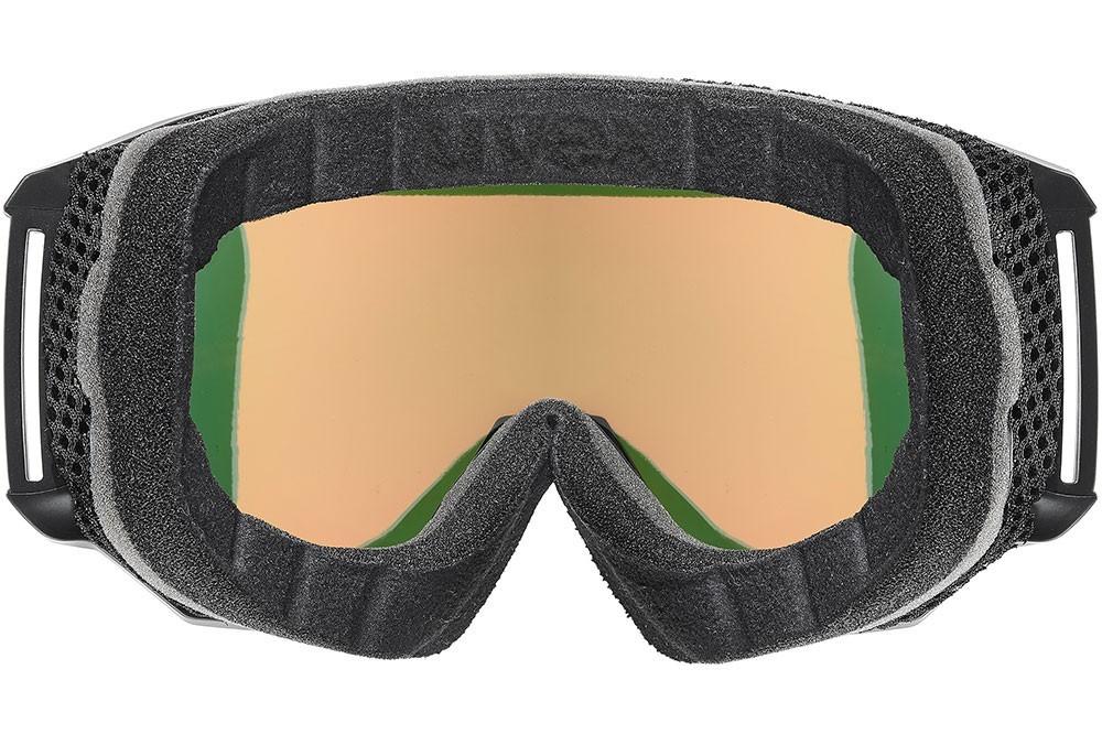 Gogle narciarskie Uvex Athletic CV Race Black Matt / Mirror Orange S2 OTG 2027