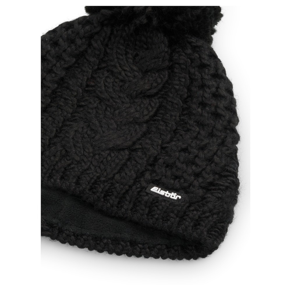 Czapka Eisbar Afra Pompon MU Black 2027