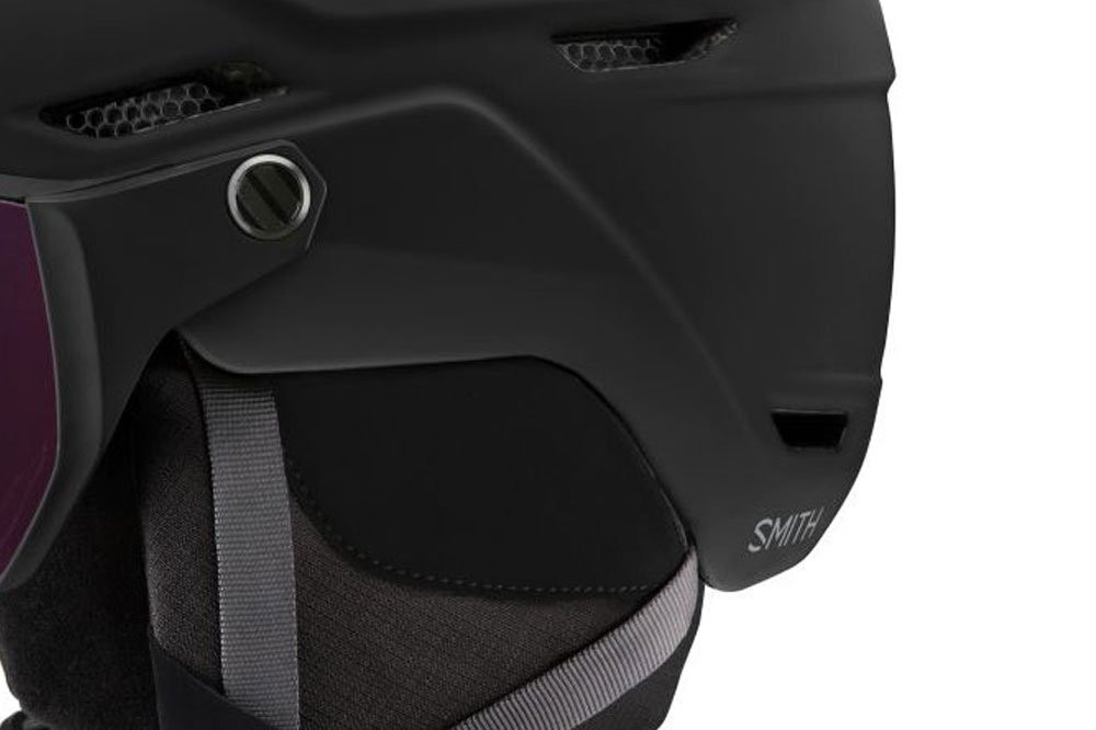Kask narciarski Smith Survey Matte Black ChromaPop Green Mirror 2027