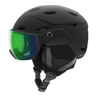 Kask narciarski Smith Survey Matte Black ChromaPop Green Mirror 2027