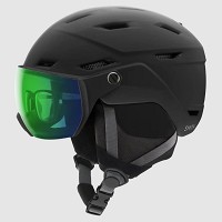 Kask narciarski Smith Survey Matte Black ChromaPop Green Mirror 2027