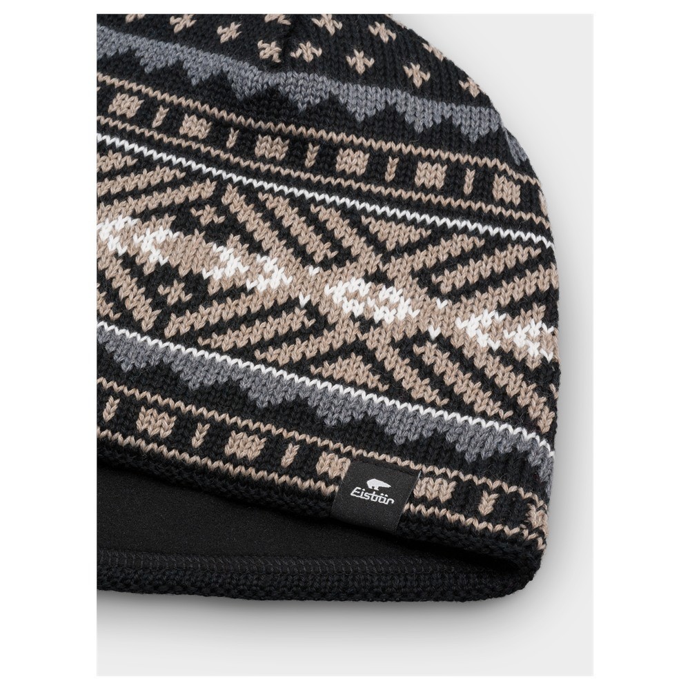 Czapka Eisbar Hanz MÜ Black Beige Anthracite White 2027