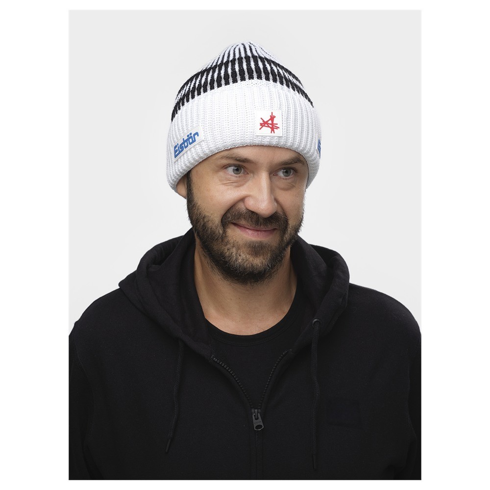Czapka Eisbar Iska MÜ SA White Black Light Grey 2027