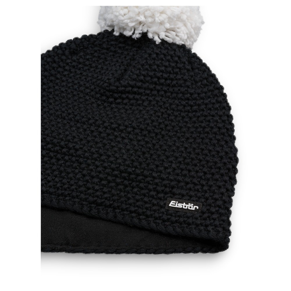 Czapka narciarska Eisbar Jamie Pompon MÜ Black White 2027