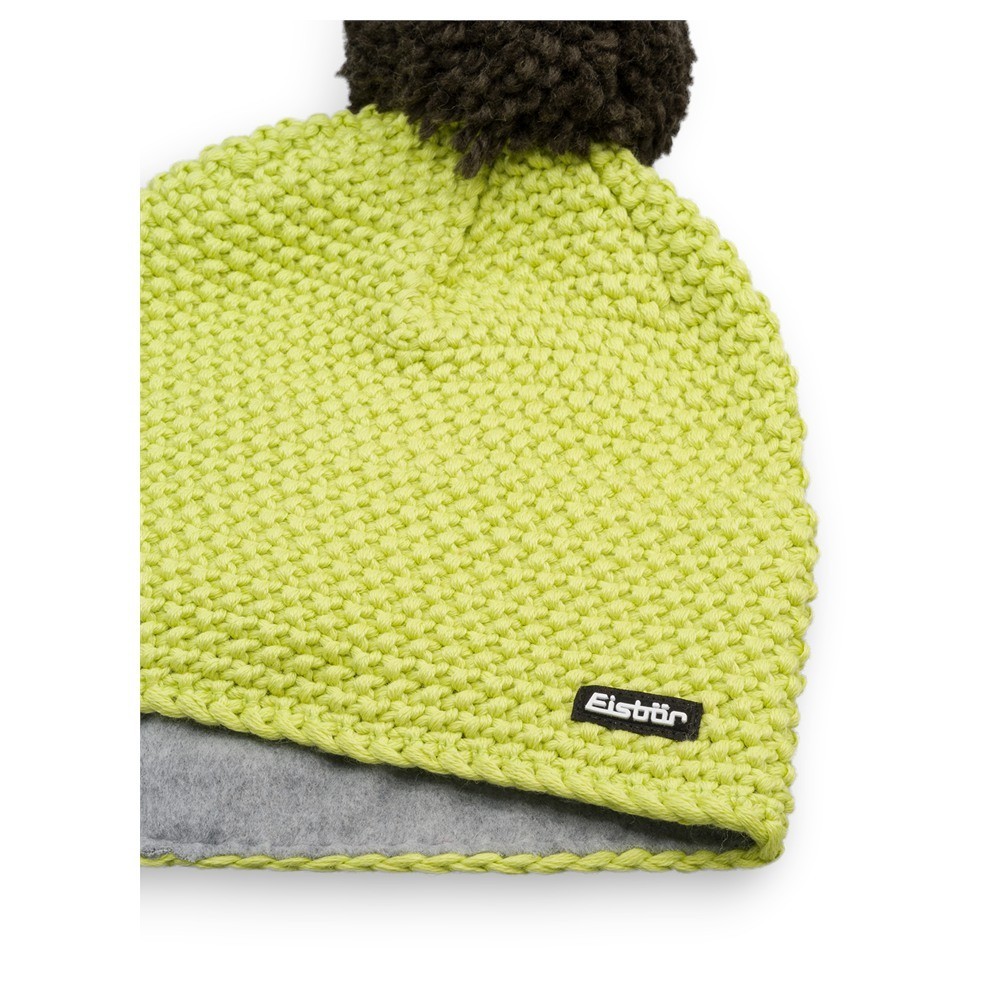 Czapka narciarska Eisbar Jamie Pompon MÜ Winter Lemon Outdoor Green 2027