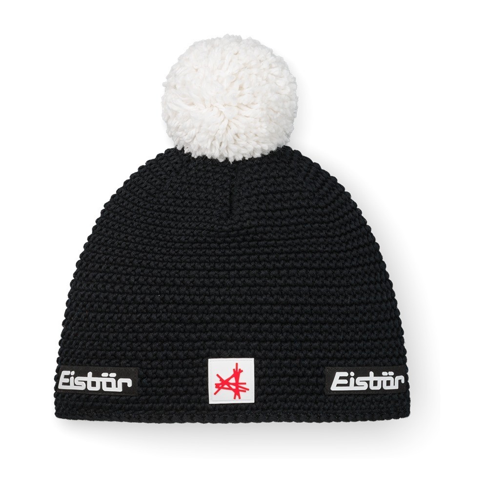 Czapka narciarska Eisbar Jamie Pompon MÜ SA Black White 2027