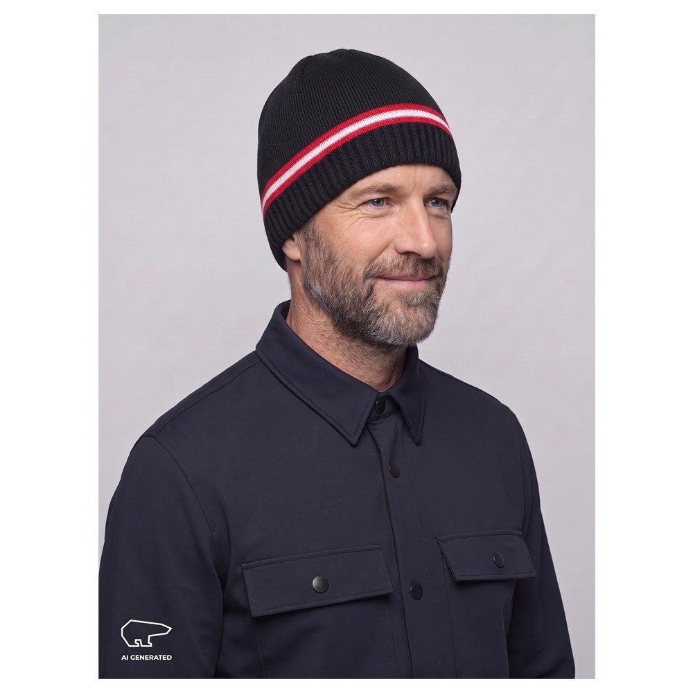 Czapka Eisbar Mountain MU XL Black Red 2027