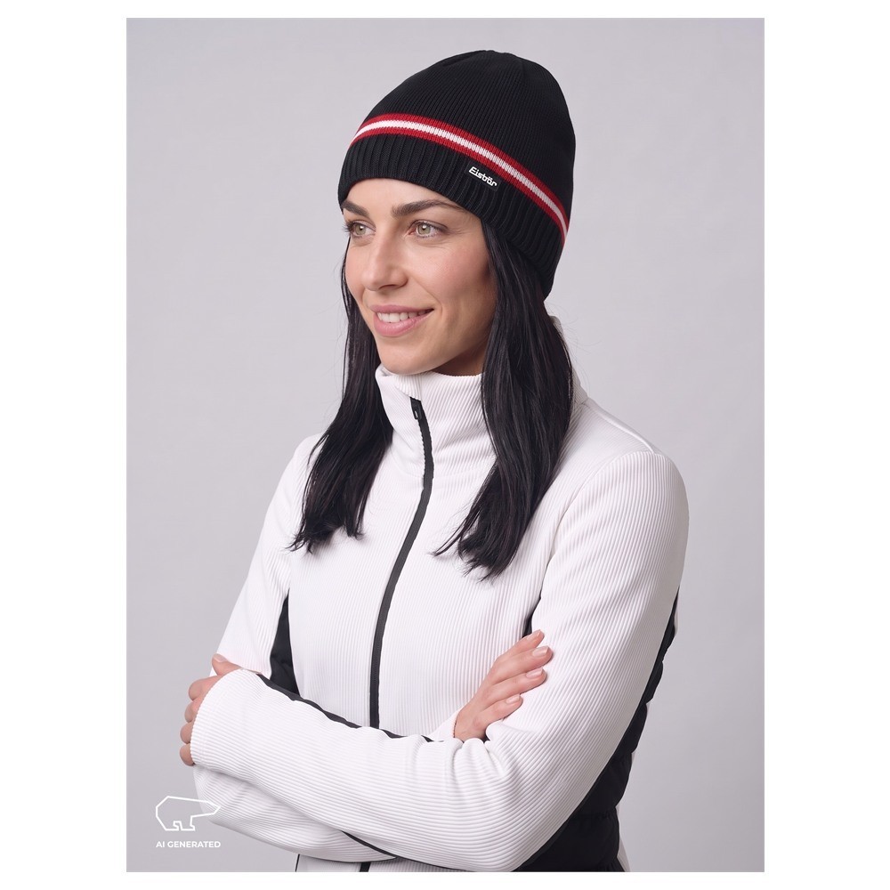 Czapka Eisbar Mountain MU XL Black Red 2027