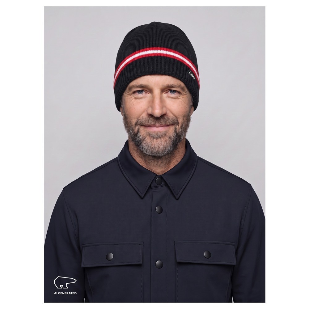 Czapka Eisbar Mountain MU XL Black Red 2027