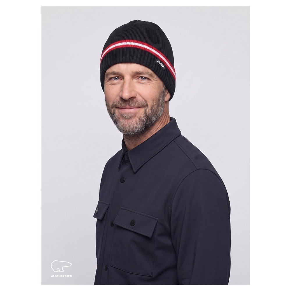 Czapka Eisbar Mountain MU XL Black Red 2027