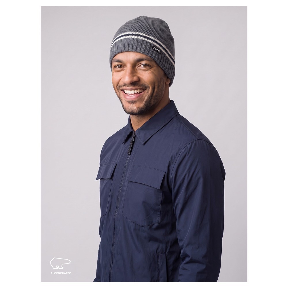 Czapka Eisbar Mountain MÜ XL Anthracite Dark Cobalt White 2027