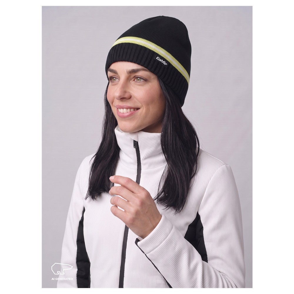 Czapka Eisbar Mountain MÜ XL Black Lemon White 2027
