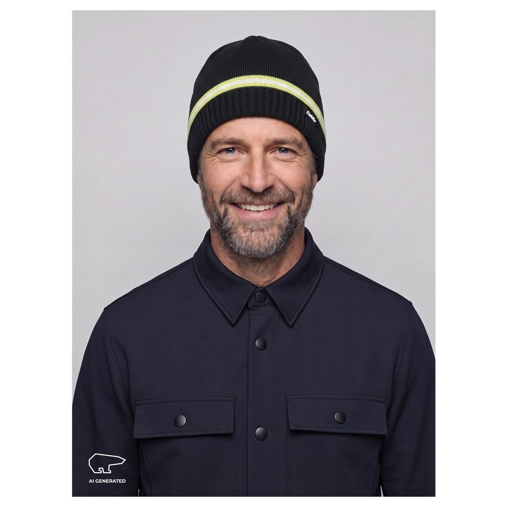 Czapka Eisbar Mountain MÜ XL Black Lemon White 2027