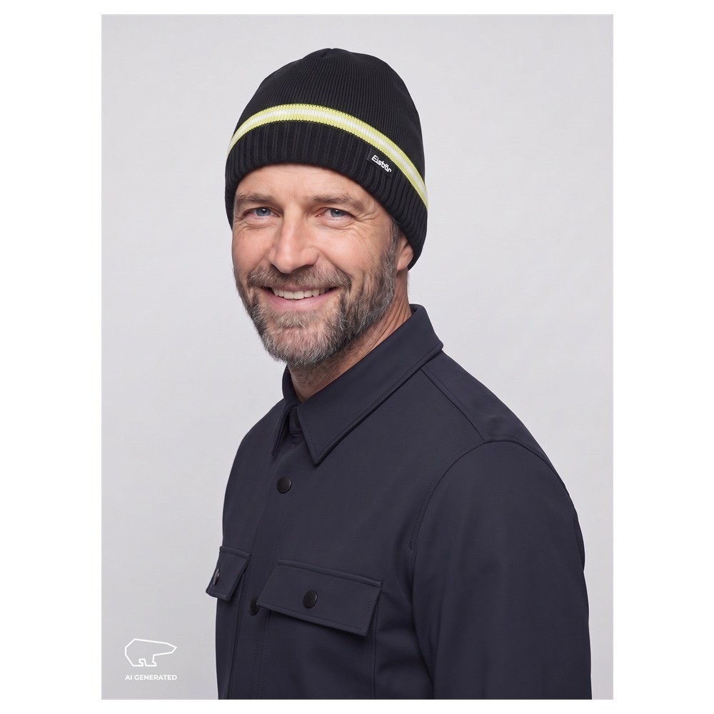 Czapka Eisbar Mountain MÜ XL Black Lemon White 2027