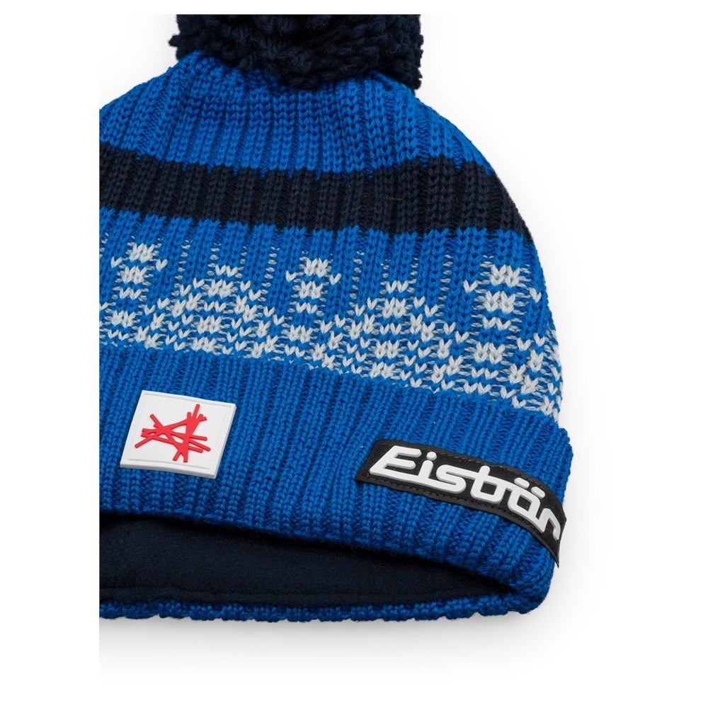 Czapka narciarska Eisbar Norrak Pompon MÜ SA Horizon Blue Fjord Night 2027