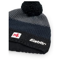Czapka narciarska Eisbar Star Pompon MÜ SA Black Cobalt Grey 2027