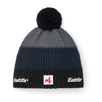 Czapka narciarska Eisbar Star Pompon MÜ SA Black Cobalt Grey 2027