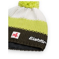 Czapka narciarska Eisbar Star Pompon MÜ SA Outdoor Green Winter Lemon White 2027