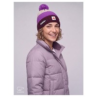 Czapka narciarska Eisbar Star Pompon MÜ SA Night Red Frozen Twilight 2027