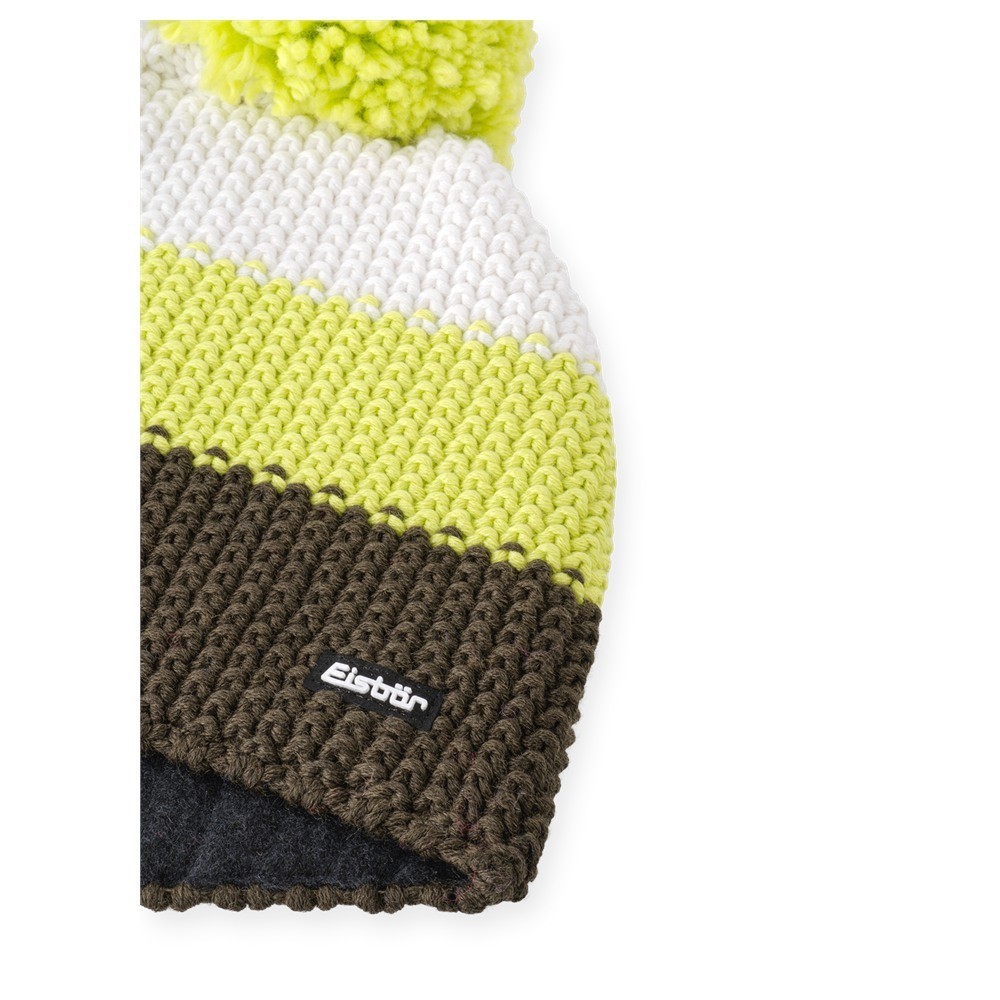 Czapka narciarska Eisbar Star Pompon Outdoor Green Winter Lemon White 2027