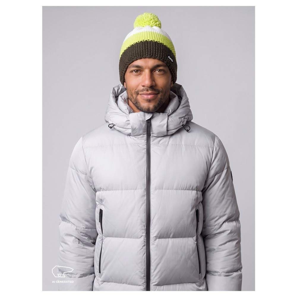 Czapka narciarska Eisbar Star Pompon Outdoor Green Winter Lemon White 2027