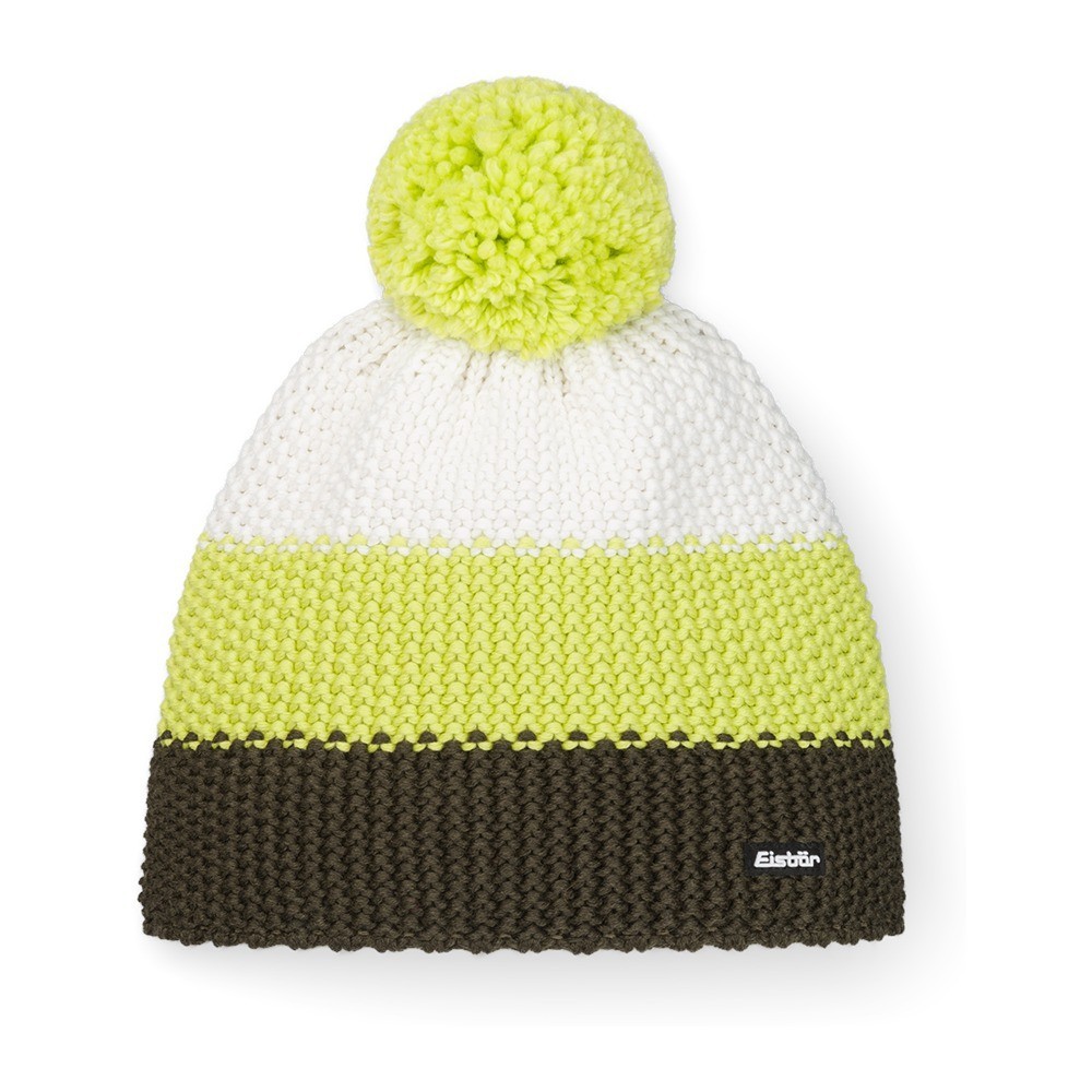 Czapka narciarska Eisbar Star Pompon Outdoor Green Winter Lemon White 2027