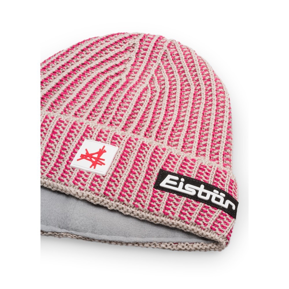 Czapka narciarska Eisbar Sorrak MÜ SA Brushed Silver Pitti Pink 2027